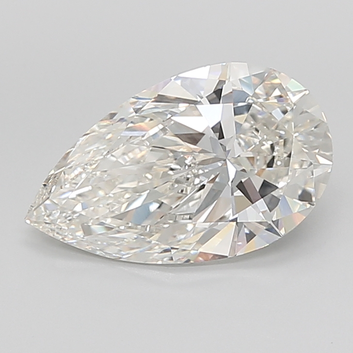 Actual 5 carat Vivid Pink Pear lab-grown diamond