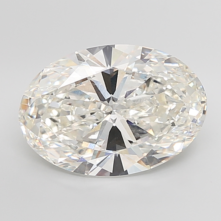 Actual 12.05 carat Vivid Pink Oval lab-grown diamond