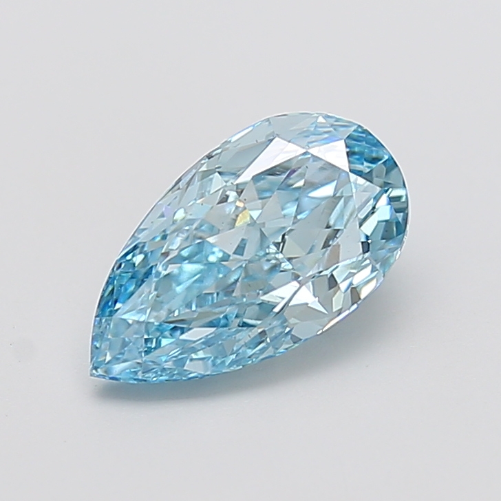 2.44 ct Pear lab grown diamond Blue VS1