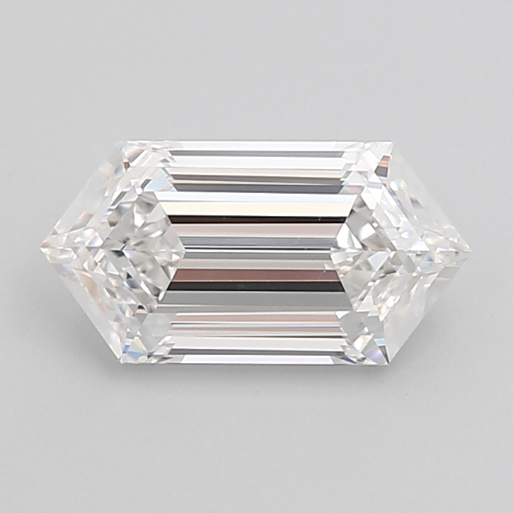 2.02 ct Hexagonal lab grown diamond E VVS2