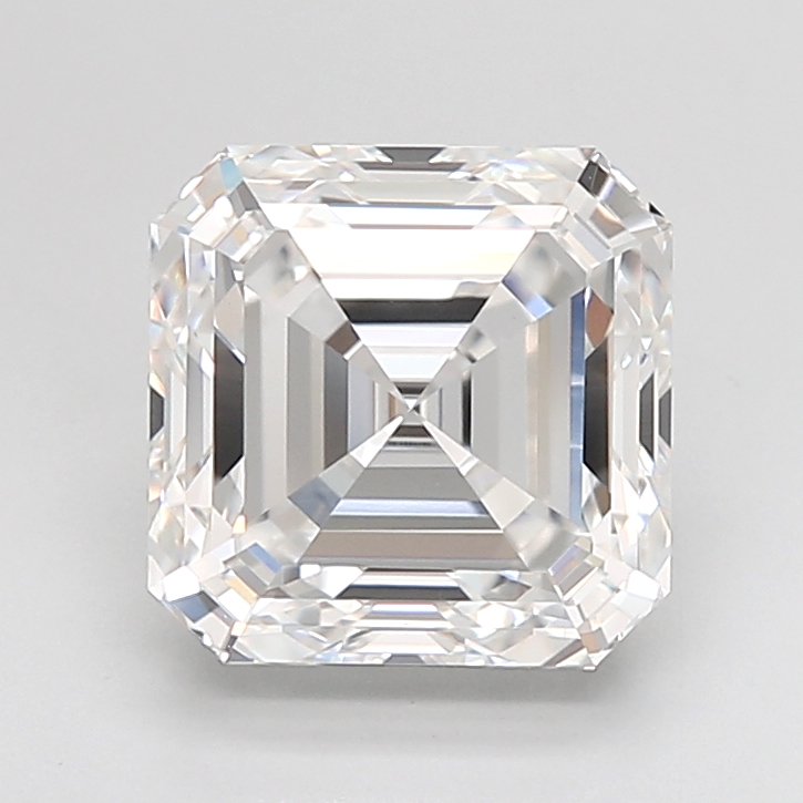 4.09 ct Asscher lab grown diamond E VVS2