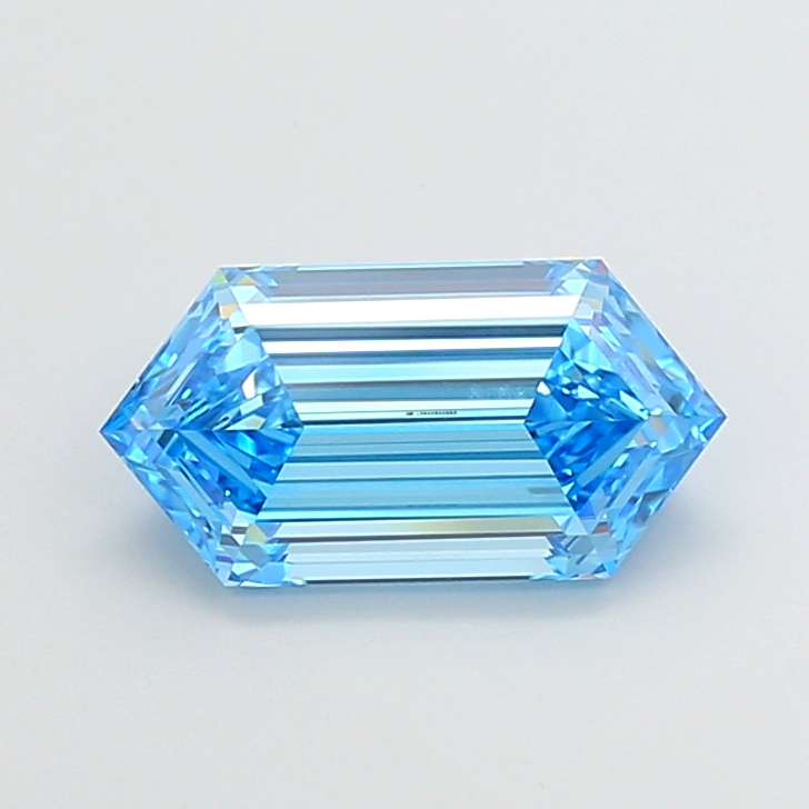 3.10 ct Hexagonal lab grown diamond  VVS2