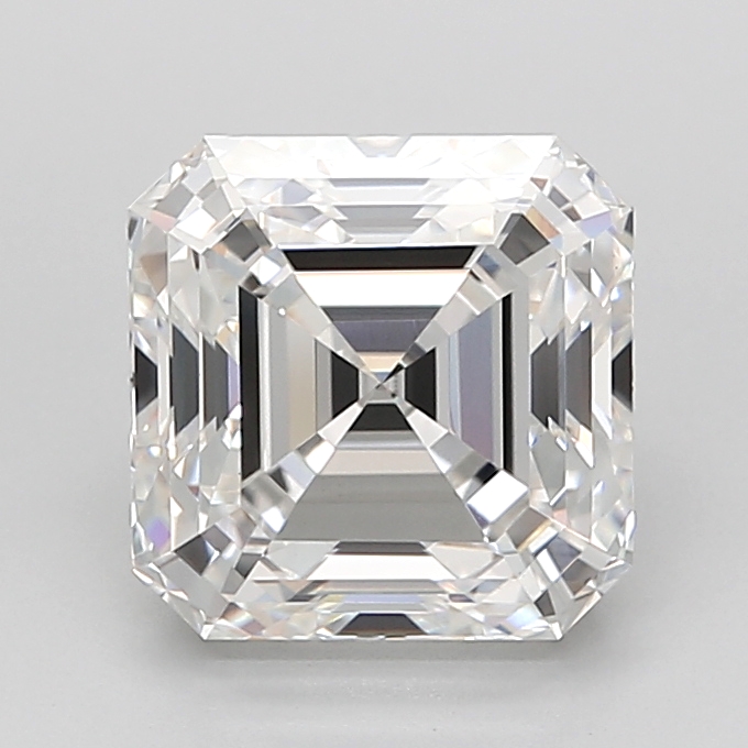 3.95 ct Asscher lab grown diamond E VVS2