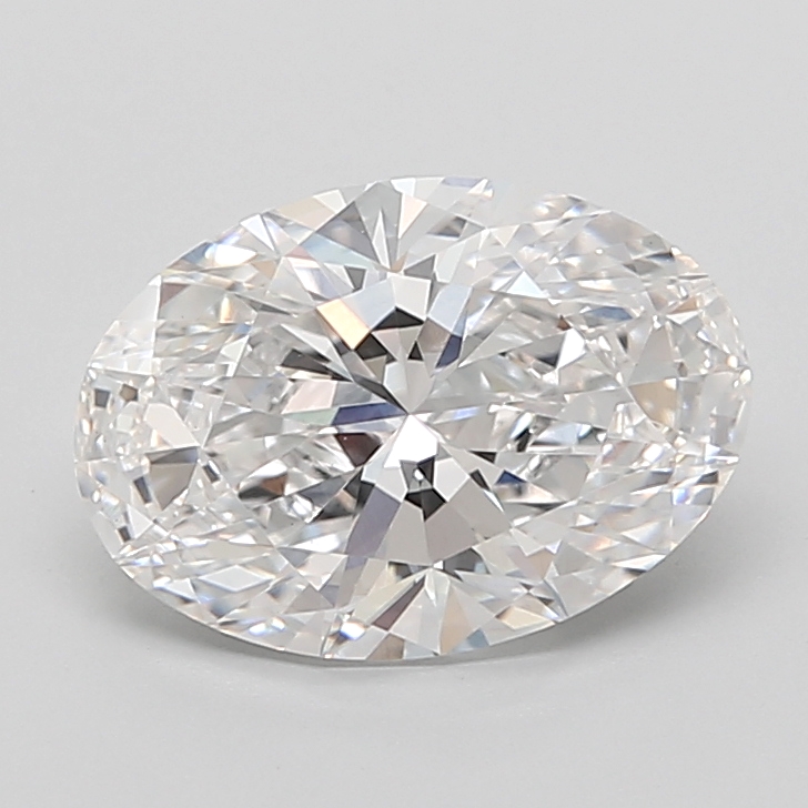 3.76 ct Oval lab grown diamond E VVS2