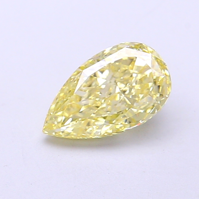 1.01 ct Pear Fancy Intense Yellow Lab-Grown Diamond
