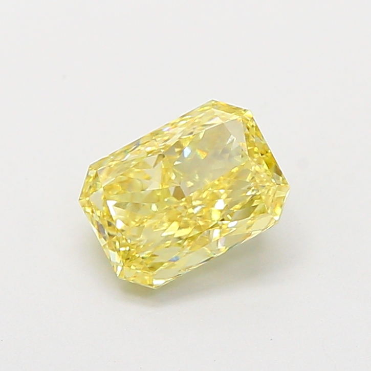1.31 ct Radiant Fancy Intense Yellow Lab-Grown Diamond