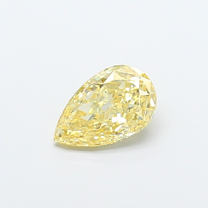 1.01 ct Pear Fancy Intense Yellow Lab-Grown Diamond