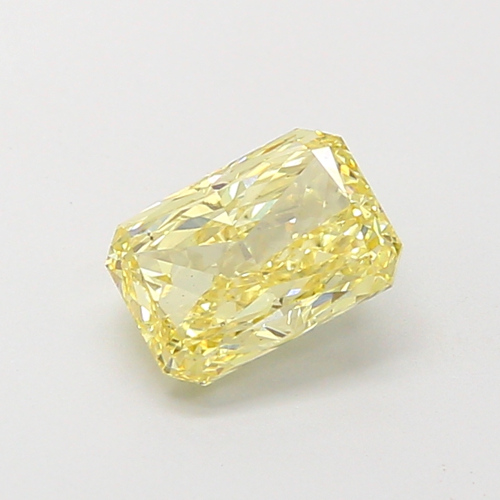 1.02 ct Radiant, Fancy Intense Yellow VS1 CVD