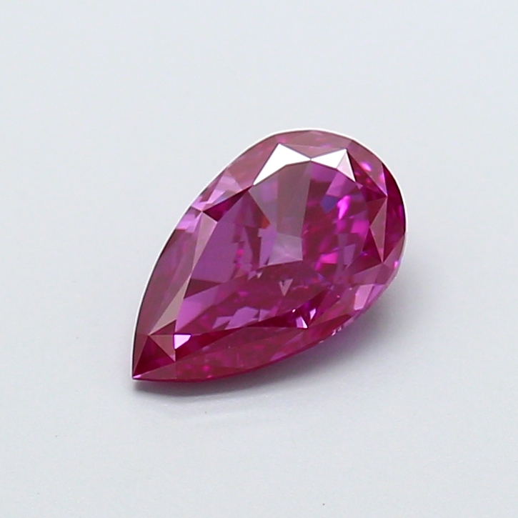 1.01 ct Pear Fancy Vivid Pink Lab-Grown Diamond