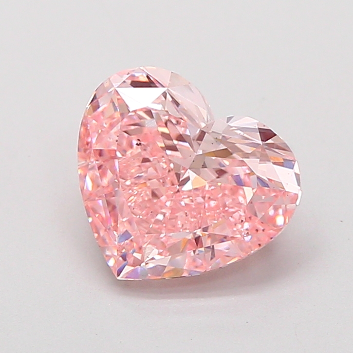 2.51 ct Heart Fancy Vivid Pink Lab-Grown Diamond