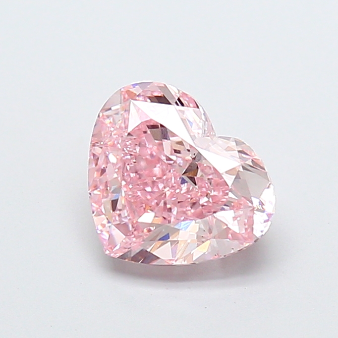 2.09 ct Heart Fancy Intense Pink Lab-Grown Diamond