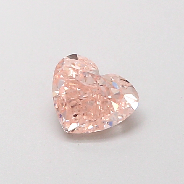 0.48 ct Heart, Fancy Intense Pink VS1 CVD