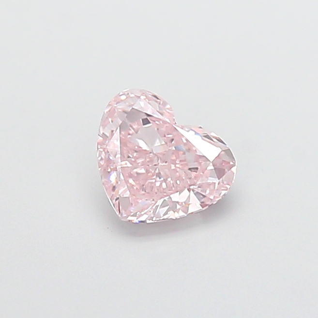 0.77 ct Heart, Fancy Intense Pink VS1 CVD