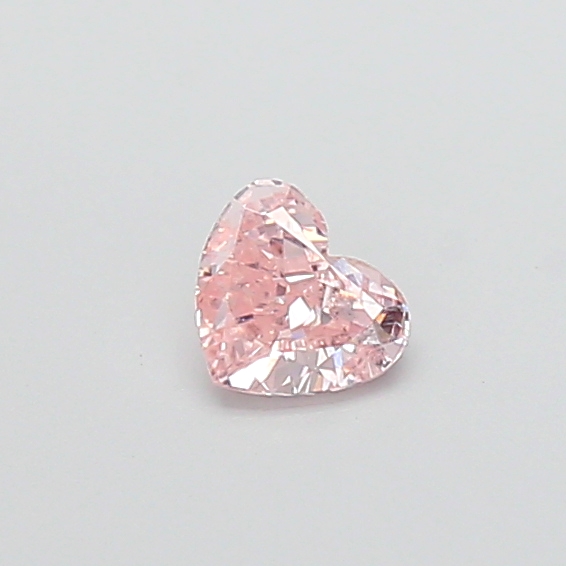 0.31 ct Heart, Fancy Intense Pink VS1 CVD