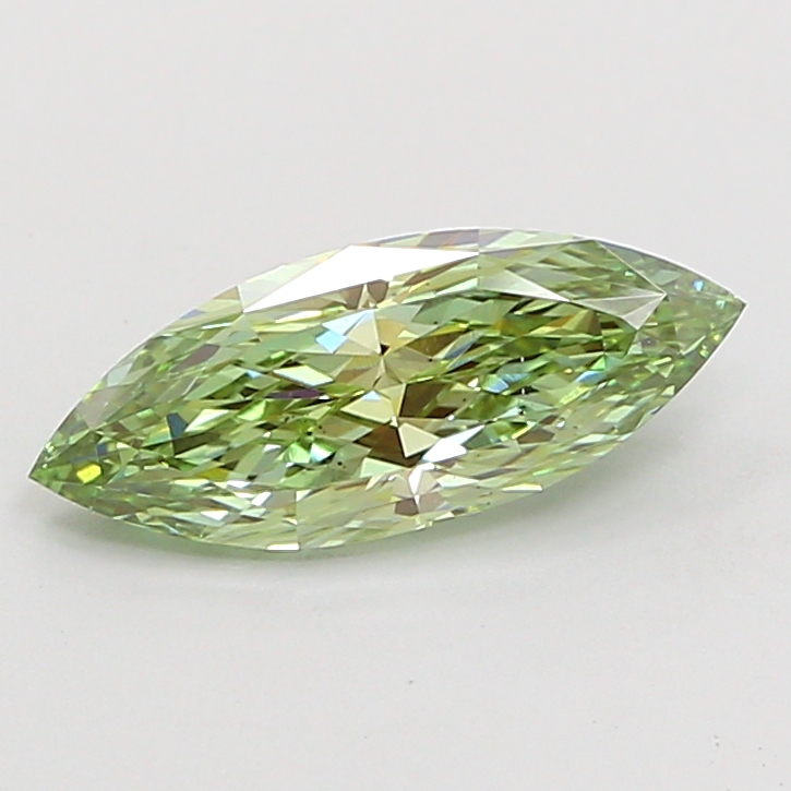 1.01 ct Marquise, Fancy Intense Green VS1 CVD