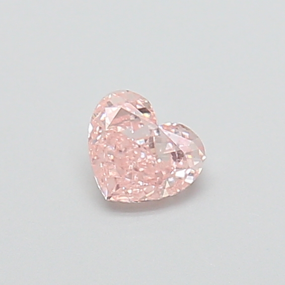 0.28 ct Heart, Fancy Intense Pink VS1 CVD