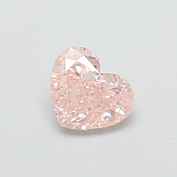 0.44 ct Heart, Fancy Intense Pink VS1 CVD