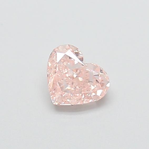 0.36 ct Heart, Fancy Intense Pink VS1 CVD