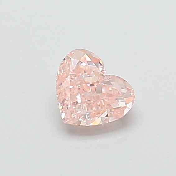 0.44 ct Heart, Fancy Intense Pink VS1 CVD