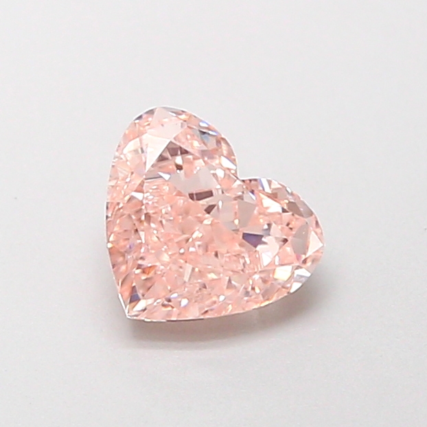 0.68 ct Heart, Fancy Intense Pink VS1 CVD