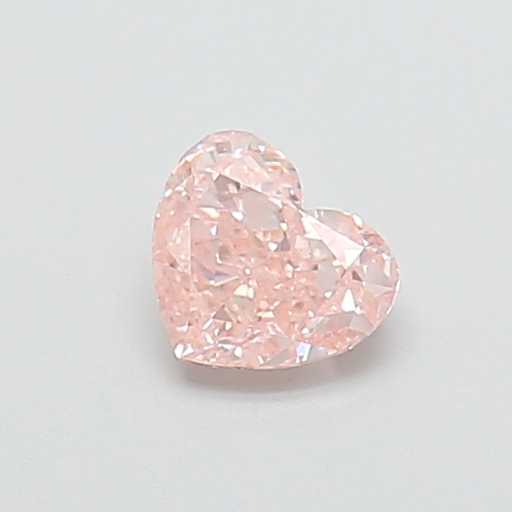 0.48 ct Heart, Fancy Intense Pink VS1 CVD