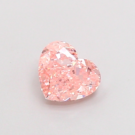0.63 ct Heart, Fancy Intense Pink VS1 CVD