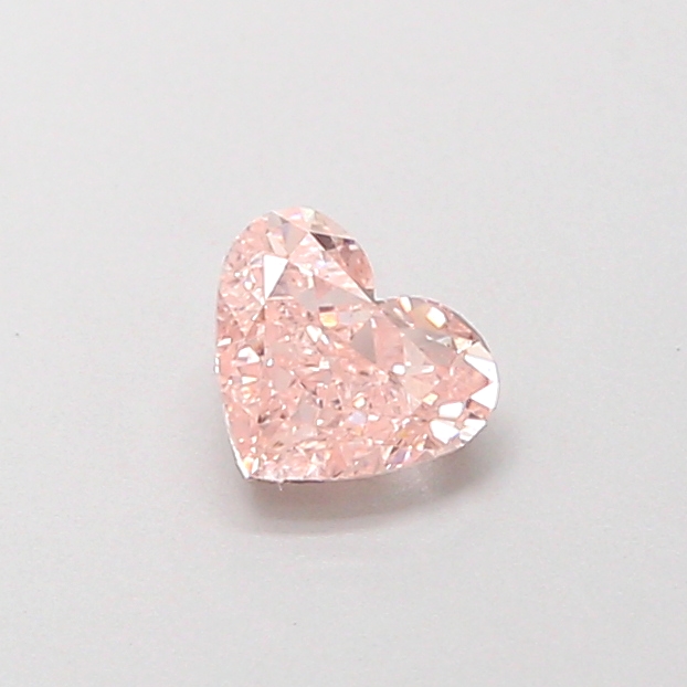 0.40 ct Heart, Fancy Intense Pink VS1 CVD
