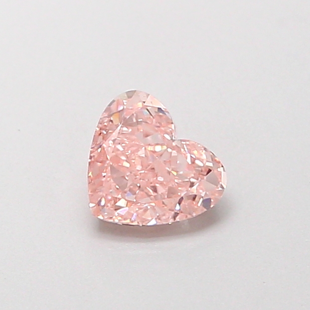 0.42 ct Heart, Fancy Intense Pink VS1 CVD