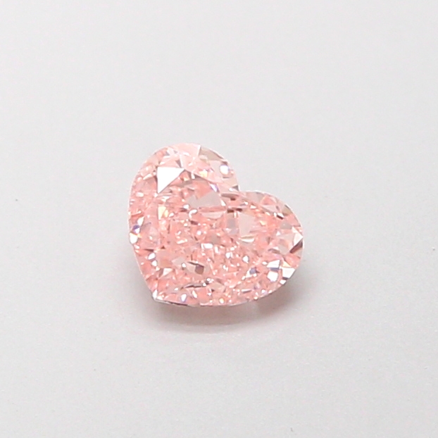 0.33 ct Heart, Fancy Intense Pink VS1 CVD
