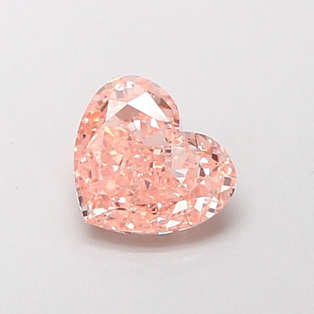 0.63 ct Heart, Fancy Intense Pink VS1 CVD