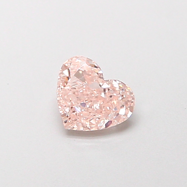 0.35 ct Heart, Fancy Intense Pink VS1 CVD
