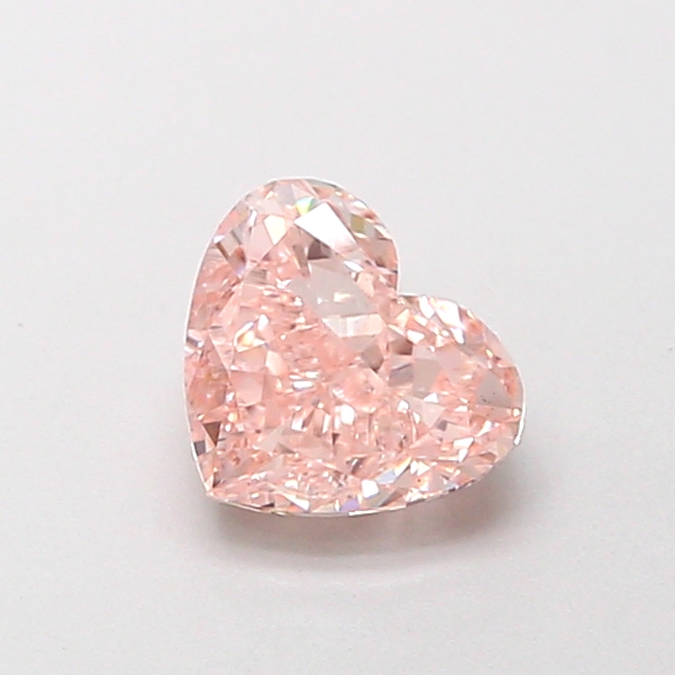 0.73 ct Heart, Fancy Intense Pink VS1 CVD