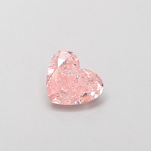0.26 ct Heart, Fancy Intense Pink VS1 CVD