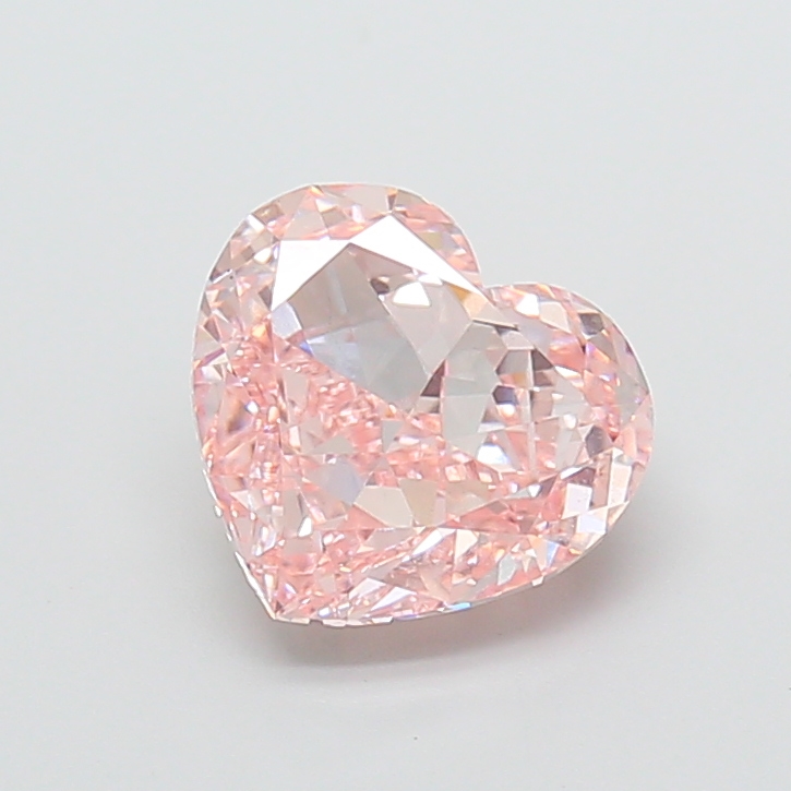 3.02 ct Heart, Fancy Intense Pink Pink VS1 IGI CVD