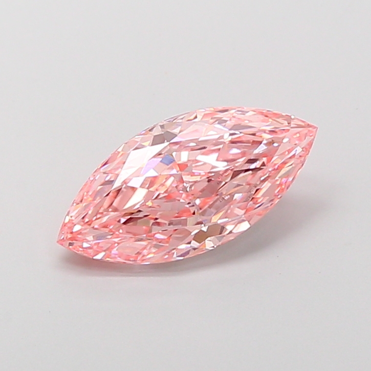 2.48 ct Marquise lab grown diamond Pink VVS2